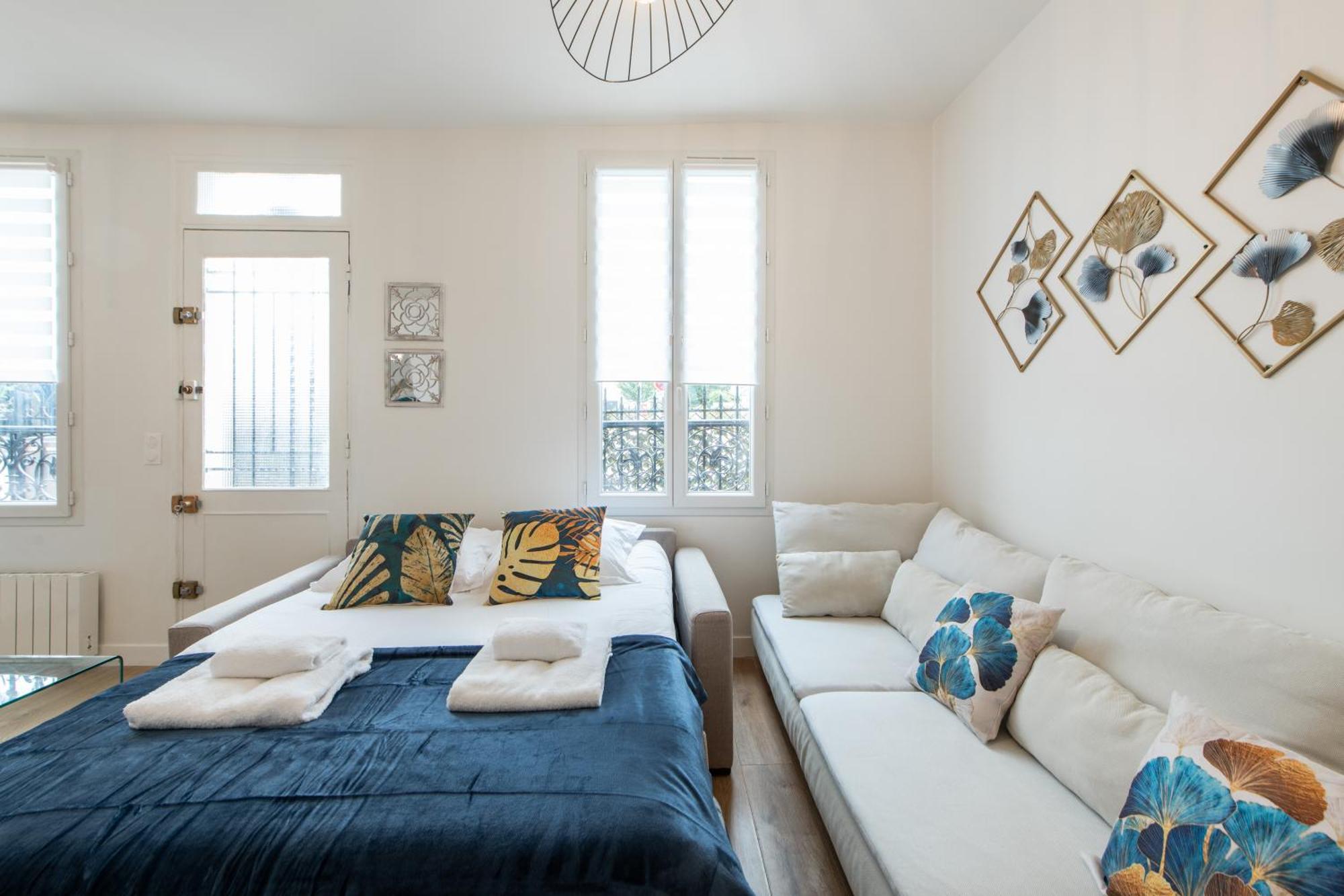 Spacious And Bright 2-Bedroom Large Apartment Very Close To Paris - Near Metro Булонь-Бийанкур Экстерьер фото